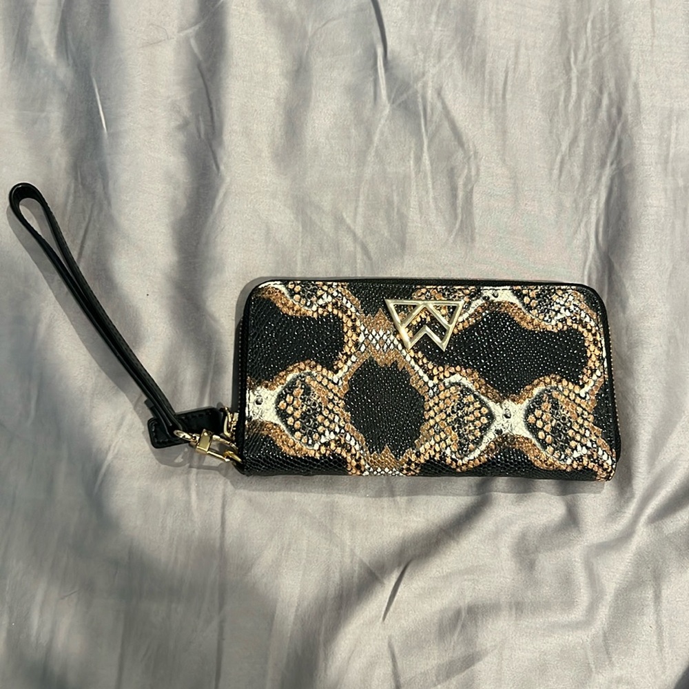 Kelly Wynne Python Wristlet Wallet